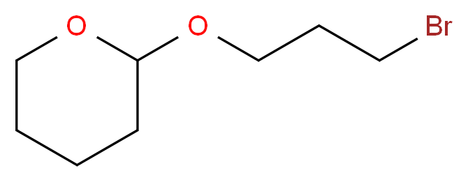 2-(3-bromopropoxy)oxane_分子结构_CAS_33821-94-2