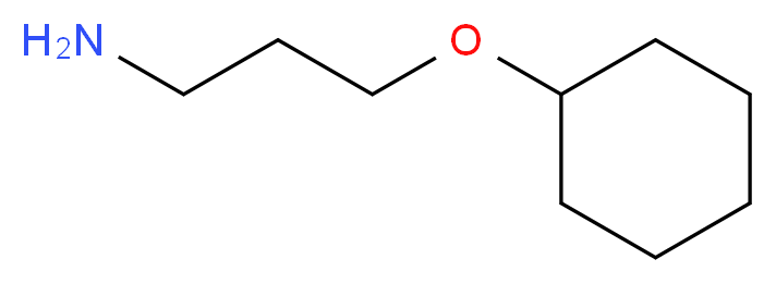 3-(cyclohexyloxy)-1-propanamine_分子结构_CAS_16728-63-5)