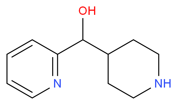 Piperidin-4-yl(pyridin-2-yl)methanol_分子结构_CAS_)