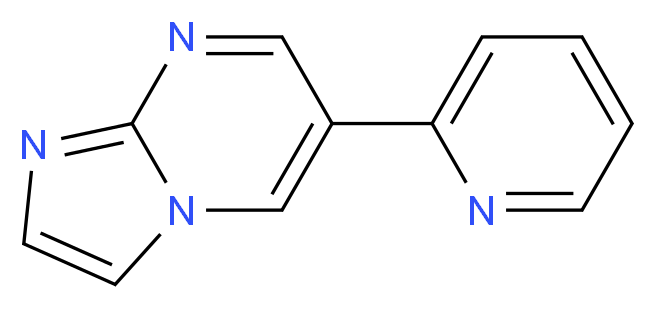 6-(Pyridin-2-yl)imidazo[1,2-a]pyrimidine_分子结构_CAS_1027511-31-4)