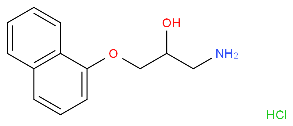 Nor Propranolol Hydrochloride_分子结构_CAS_62618-09-1)