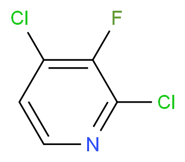 2,4-Dichloro-3-fluoropyridine_分子结构_CAS_628691-85-0)