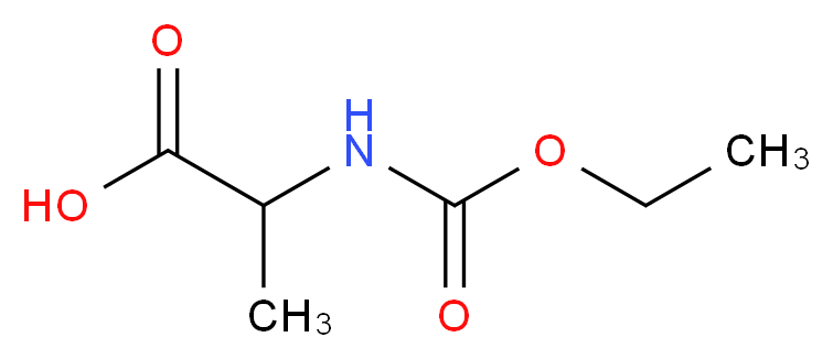 N-(Ethoxycarbonyl)-DL-alanine_分子结构_CAS_)