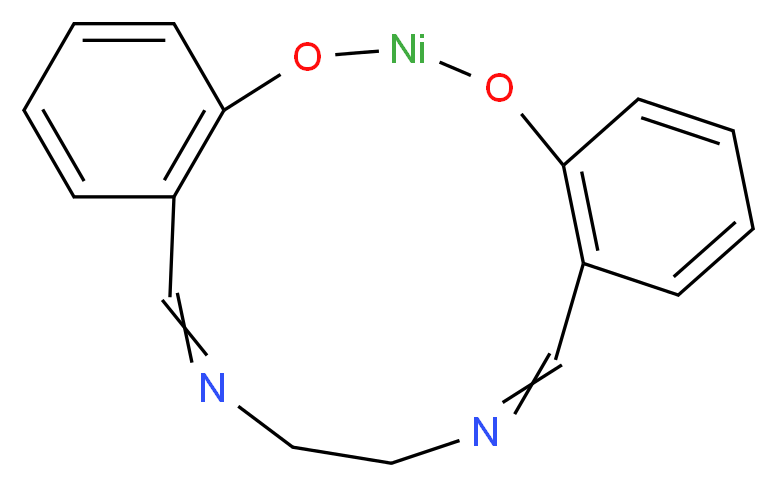 N,N′-二(亚水杨基)乙烯二氨基镍(II)_分子结构_CAS_14167-20-5)