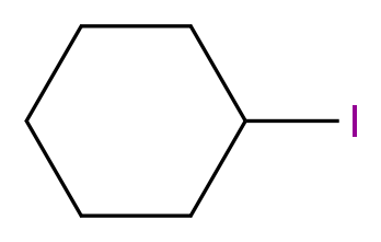 iodocyclohexane_分子结构_CAS_626-62-0