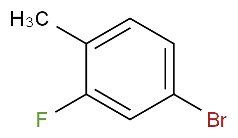 4-Bromo-2-fluorotoluene 99%_分子结构_CAS_51436-99-8)