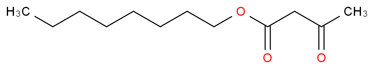 octyl 3-oxobutanoate_分子结构_CAS_16436-00-3