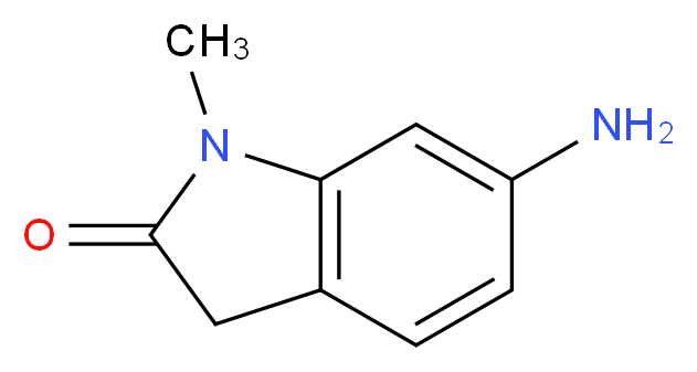 6-Amino-1-methyl-indolin-2-one_分子结构_CAS_813424-16-7)