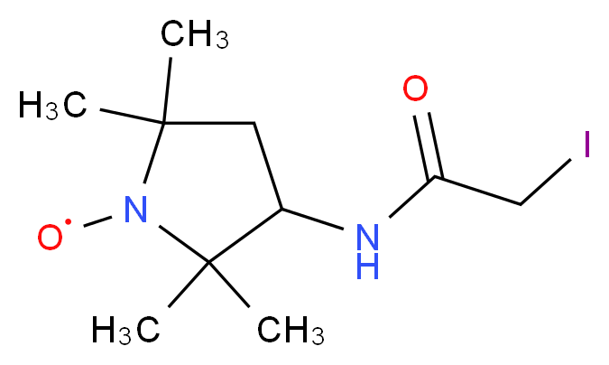 3-(2-碘乙酰氨基)-PROXYL_分子结构_CAS_27048-01-7)