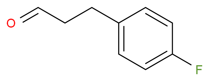 3-(4-fluorophenyl)propanal_分子结构_CAS_63416-70-6