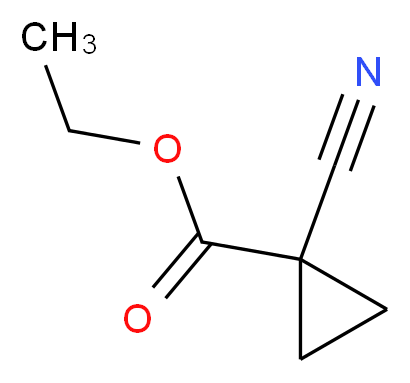 ethyl 1-cyanocyclopropane-1-carboxylate_分子结构_CAS_1558-81-2