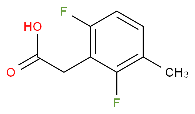 2,6-Difluoro-3-methylphenylacetic acid_分子结构_CAS_)
