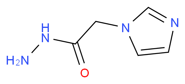 2-(1H-imidazol-1-yl)acetohydrazide_分子结构_CAS_56563-00-9