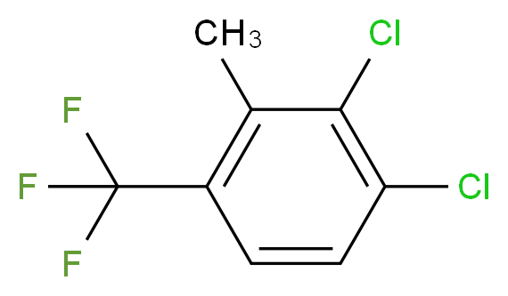 1,2-dichloro-3-methyl-4-(trifluoromethyl)benzene_分子结构_CAS_115571-59-0