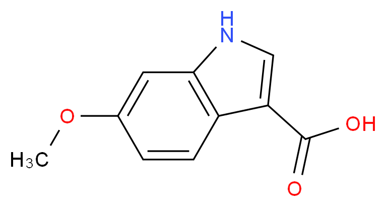 6-Methoxy-1H-indole-3-carboxylic acid_分子结构_CAS_90924-43-9)