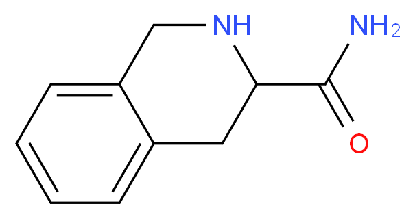 1,2,3,4-Tetrahydroisoquinoline-3-carboxamide_分子结构_CAS_112794-29-3)