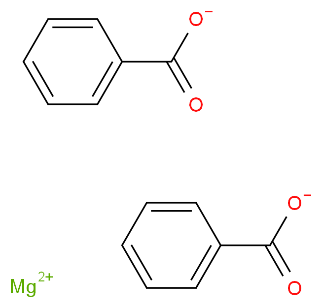 magnesium(2+) ion dibenzoate_分子结构_CAS_553-70-8