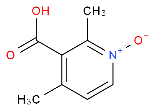 3-carboxy-2,4-dimethylpyridin-1-ium-1-olate_分子结构_CAS_372156-99-5