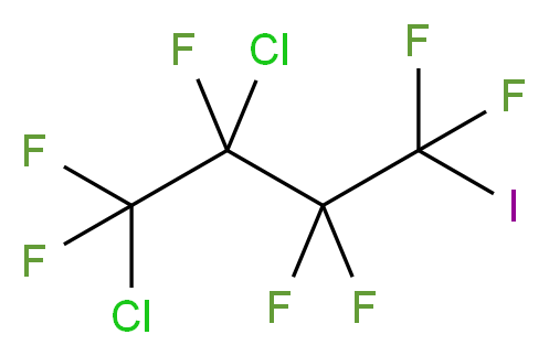 1,2-dichloro-1,1,2,3,3,4,4-heptafluoro-4-iodobutane_分子结构_CAS_678-13-7