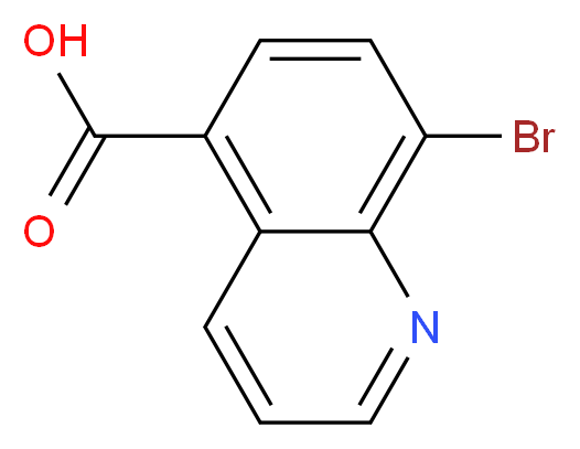 8-Bromoquinoline-5-carboxylic acid_分子结构_CAS_204782-96-7)