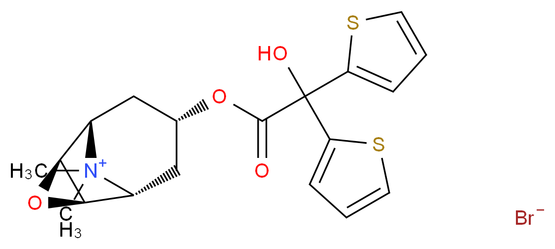 Tiotropium bromide_分子结构_CAS_136310-93-5)