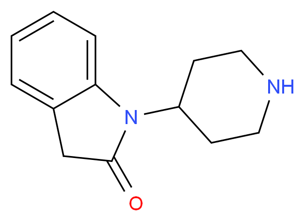 1,3-Dihydro-1-(piperidin-4-yl)-2H-indol-2-one_分子结构_CAS_16223-25-9)