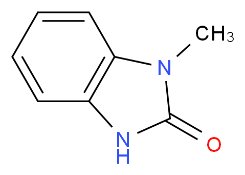 1-methyl-2,3-dihydro-1H-1,3-benzodiazol-2-one_分子结构_CAS_2786-62-1