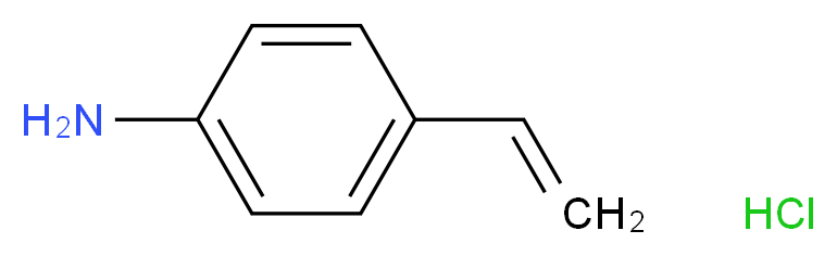 4-Vinylaniline hydrochloride_分子结构_CAS_111981-34-1)