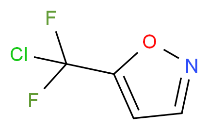 5-(Chlorodifluoromethyl)-1,2-oxazole 98%_分子结构_CAS_116611-76-8)