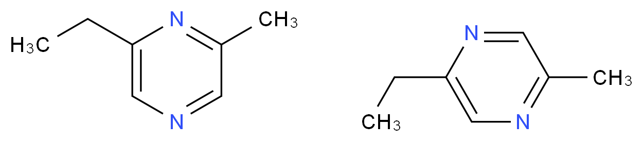 2-ethyl-5-methylpyrazine; 2-ethyl-6-methylpyrazine_分子结构_CAS_36731-41-6