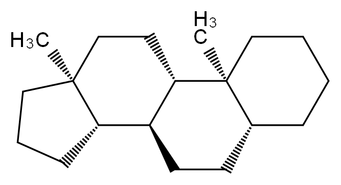 (1S,2S,7R,10S,11S,15S)-2,15-dimethyltetracyclo[8.7.0.0<sup>2</sup>,<sup>7</sup>.0<sup>1</sup><sup>1</sup>,<sup>1</sup><sup>5</sup>]heptadecane_分子结构_CAS_438-22-2