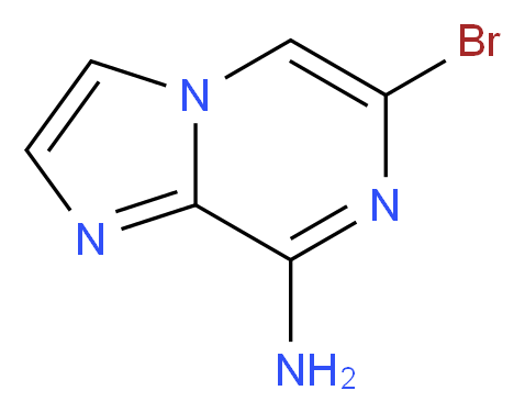 8-Amino-6-bromoimidazo[1,2-a]pyrazine_分子结构_CAS_117718-84-0)