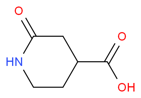 2-oxopiperidine-4-carboxylic acid_分子结构_CAS_)