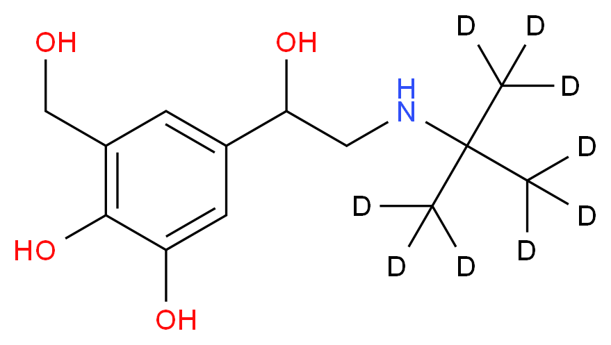 5-Hydroxy Albuterol-d9_分子结构_CAS_)