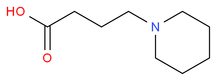 4-(piperidin-1-yl)butanoic acid_分子结构_CAS_4672-16-6