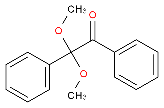 2,2-dimethoxy-1,2-diphenylethan-1-one_分子结构_CAS_24650-42-8