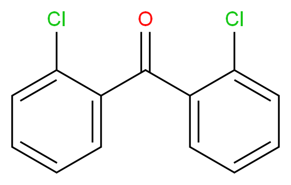 bis(2-chlorophenyl)methanone_分子结构_CAS_)