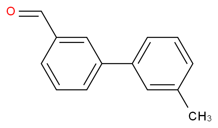 3'-Methyl [1,1'-biphenyl]-3-carboxaldehyde_分子结构_CAS_216443-78-6)