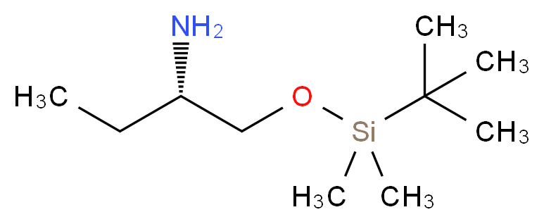 (S)-1-(tert-Butyldimethylsilyloxy)-2-butanamine_分子结构_CAS_157555-74-3)