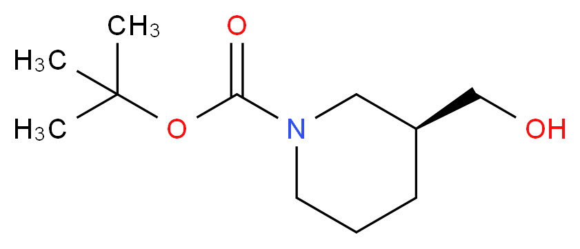 (S)-1-Boc-3-(羟甲基)哌啶_分子结构_CAS_140695-84-7)