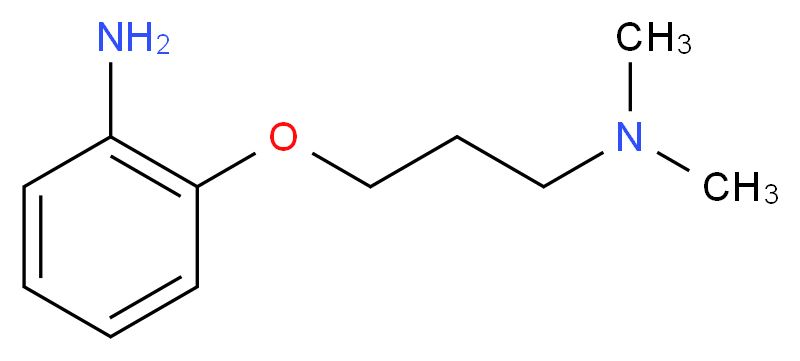 2-[3-(dimethylamino)propoxy]aniline_分子结构_CAS_1134-76-5