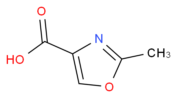 2-methyloxazole-4-carboxylic acid_分子结构_CAS_)