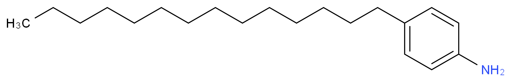 4-tetradecylaniline_分子结构_CAS_91323-12-5