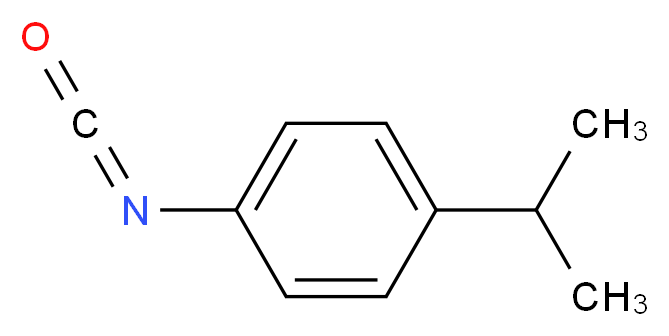 4-ISOPROPYLPHENYLISOCYANATE_分子结构_CAS_)