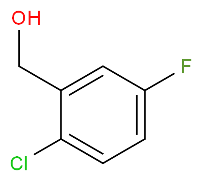 2-Chloro-5-fluorobenzyl alcohol_分子结构_CAS_261762-59-8)