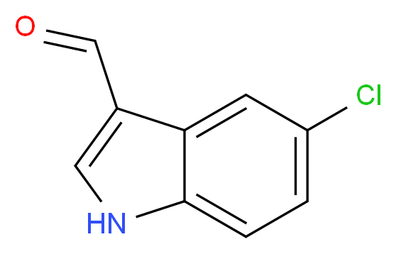 5-Chloro-1H-indole-3-carbaldehyde_分子结构_CAS_827-01-0)