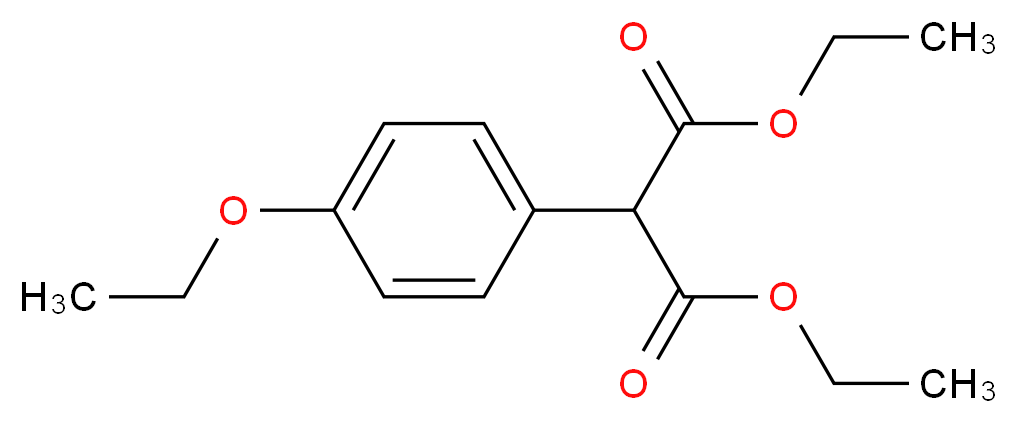 Diethyl 4-Ethoxyphenylmalonate_分子结构_CAS_23197-69-5)