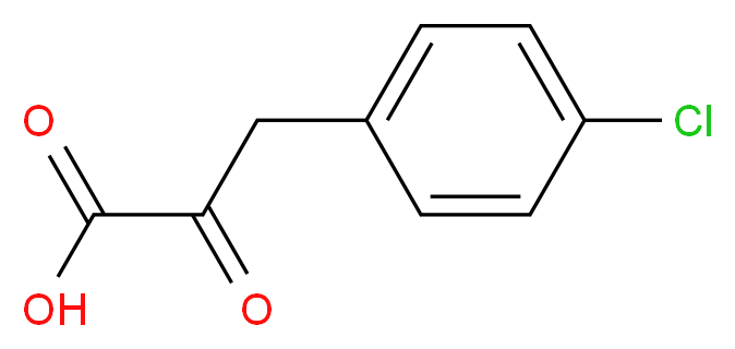 3-(4-Chlorophenyl)-2-oxopropanoic acid_分子结构_CAS_3617-01-4)