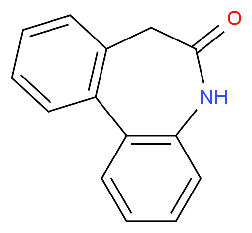 5H,7H-Dibenzo[b,d]azepin-6-one_分子结构_CAS_20011-90-9)