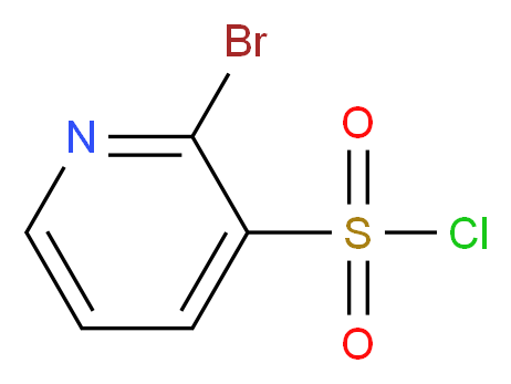 2-bromopyridine-3-sulfonyl chloride_分子结构_CAS_1060811-59-7